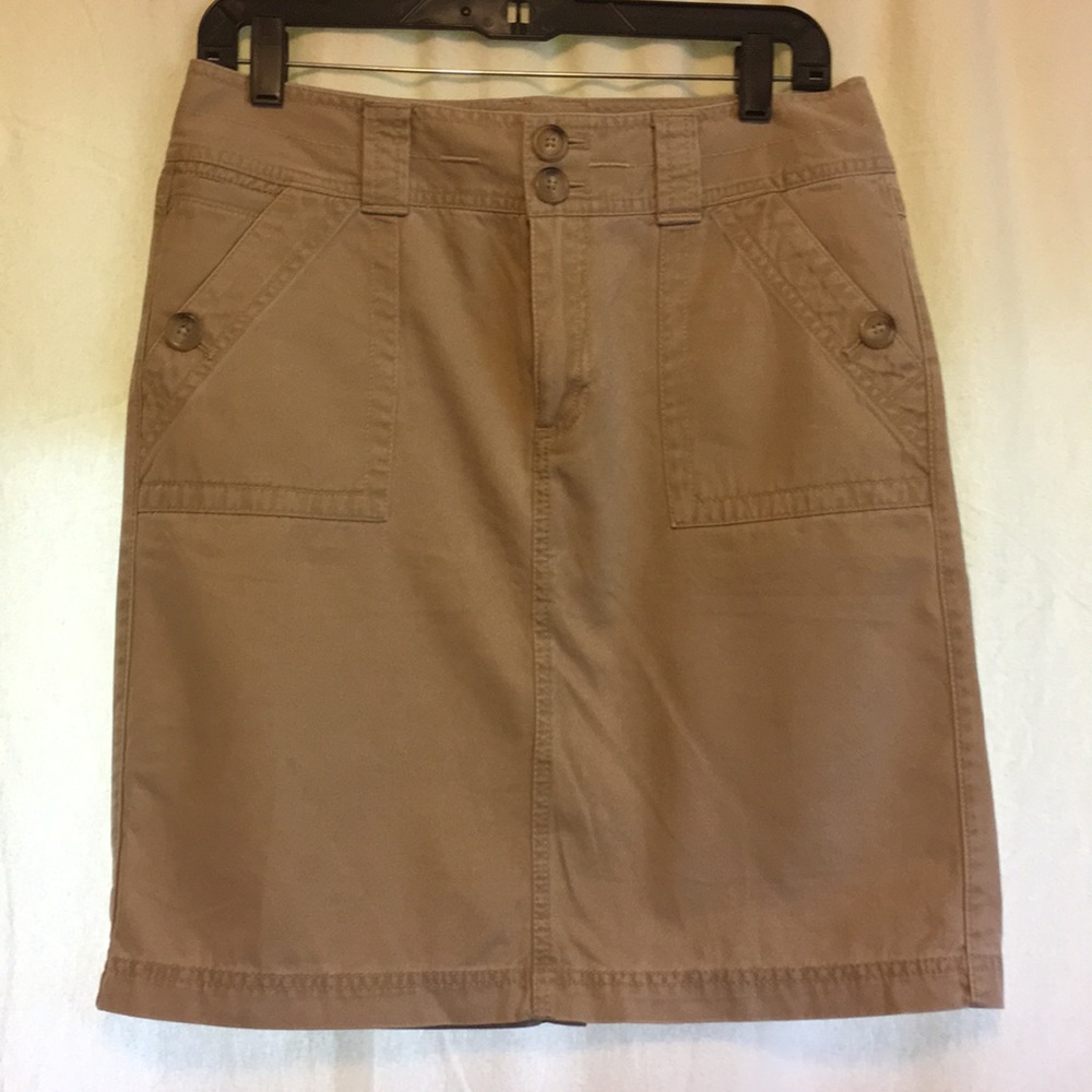 Eddie Bauer Khaki Skirt